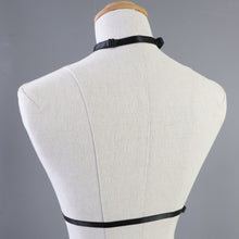 SARAH CHOKER BODY HARNESS BLACK SMALL & MEDIUM
