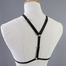 SARAH RACER BACK BODY HARNESS BLACK- FIT UP TO 34" RIBCAGE
