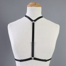 SARAH RACER BACK BODY HARNESS BLACK- FIT UP TO 34" RIBCAGE
