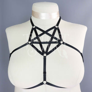 PENTACLE BODY HARNESS BRALET - SIZE UK 16-18 // US 12-14