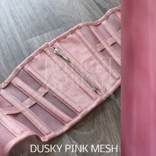 ELIZA SILK AND MESH CINCHER