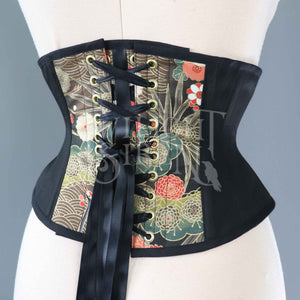 21 INCH JAPANESE COTTON AND COUTIL CINCHER