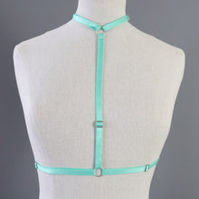 SARAH CHOKER BODY HARNESS MINT GREEN - FIT UP TO 34" RIBCAGE