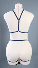 NAVY BLUE BODY HARNESS SET- SIZE SMALL- MEDIUM // UK 4-14 // US 0-10 (FITS : RIBCAGE UP TO 34" // WAIST UP TO 36" // LEG CIRCUMFERENCE UP TO 21") (Copy)