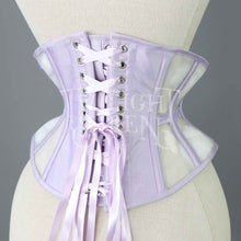 PALE LILAC SATIN CORSET RIBBON LACING ~10MM / 15MM / 25MM