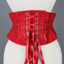 POSTBOX RED 42 SATIN CORSET RIBBON LACING ~10MM / 15MM / 25MM