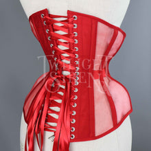 POSTBOX RED 42 SATIN CORSET RIBBON LACING ~10MM / 15MM / 25MM