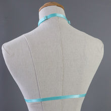 SARAH CHOKER BODY HARNESS TURQUOISE