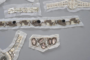 LOT #9 bundle job lot embellished trims, craft clearout