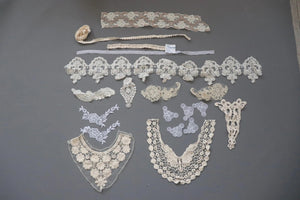 LOT #92 big bundle job lot cream lace trims