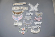 LOT #93 big bundle job lot cream/white embellished lace trims