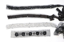 LOT #29 bundle x 4 beaded/ sequin trim.