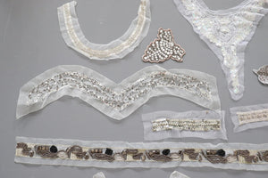 LOT #9 bundle job lot embellished trims, craft clearout