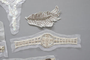 LOT #9 bundle job lot embellished trims, craft clearout
