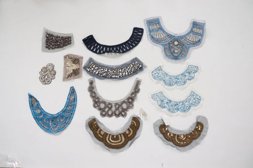 LOT #82 bundle job lot of trims and beaded applique