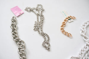 lot #4 - bag of chain, craft clearout, diy, clothes customising