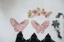 LOT #83 bundle job lot of embellished trims and beaded applique