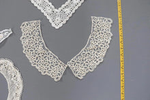 LOT #35 bundle x 8 job lot Cream white lace neckline collar trim- craft clearout