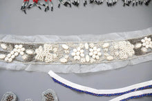 LOT #98 big bundle job lot cream lace trims, beaded ribbon trims