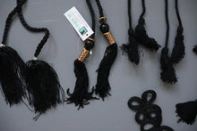 LOT #94 big bundle job lot black and cream tassle and braid