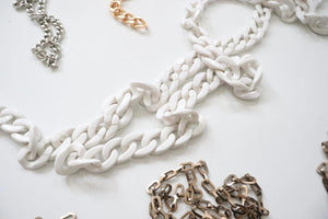 lot #4 - bag of chain, craft clearout, diy, clothes customising