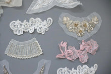 LOT #93 big bundle job lot cream/white embellished lace trims