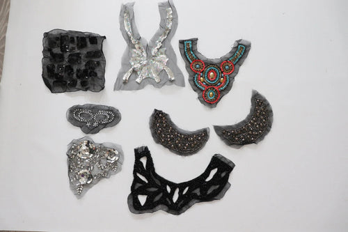 LOT #5 bundle job lot embellished trims, craft clearout