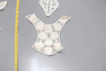 LOT #51 bundle x 8 job lot Cream / white/ ivory lace neckline collar back trim, applique