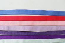 16mm, 15mm,  12mm satin bra strap elastic - plush back elastic - suitable for bra making, lingerie, bra straps