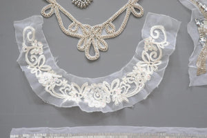 LOT #12 bundle job lot embellished trims, craft clearout