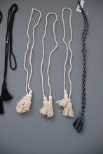 LOT #94 big bundle job lot black and cream tassle and braid