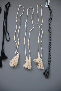 LOT #94 big bundle job lot black and cream tassle and braid