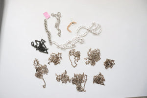 lot #4 - bag of chain, craft clearout, diy, clothes customising