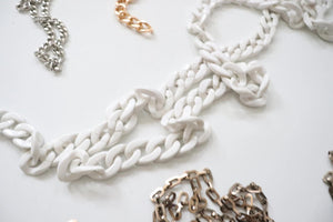 lot #4 - bag of chain, craft clearout, diy, clothes customising