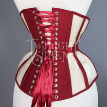 BEETROOT RED (43) SATIN CORSET RIBBON LACING ~10MM / 15MM / 25MM