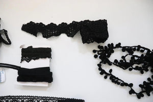 LOT #85 big bundle job lot lace trims and lace appliques