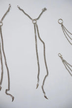 LOT #110 silver chains, bag charm diy, craft clear out