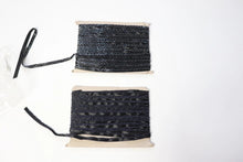 LOT #30 bundle x 2 satin ribbon trim with bead detail, craft clearout