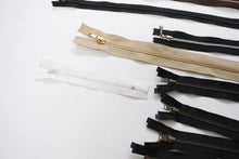 LOT#62 Bundle x 10 job lot zips   variety of lengths, open,closed, invisible