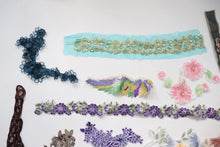 LOT #86 big bundle job lot embellished trims and lace appliques