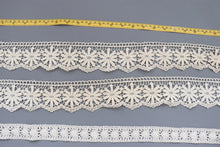 bundle lace trim  job lot  Cream / white/ ivory, applique insert - craft sewing clearout,
