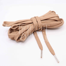 POLYESTER FLAT CORSET LACING - TIPPED WITH METAL AGLETS