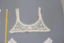 LOT #53 bundle x 4 job lot  Cream lace neckline collar back trim - craft clearout,