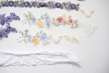 LOT #86 big bundle job lot embellished trims and lace appliques