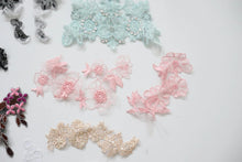 LOT #83 bundle job lot of embellished trims and beaded applique