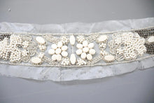 LOT #98 big bundle job lot cream lace trims, beaded ribbon trims