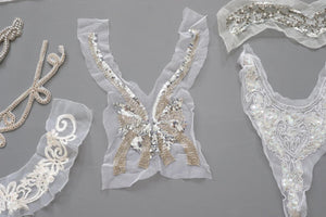 LOT #12 bundle job lot embellished trims, craft clearout