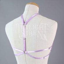 PENTAGRAM BODY HARNESS BRALET LILAC PURPLE
