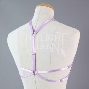 PENTAGRAM BODY HARNESS BRALET LILAC PURPLE