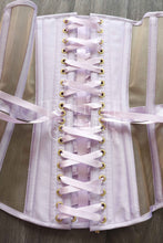 PALE LILAC SATIN CORSET RIBBON LACING ~10MM / 15MM / 25MM